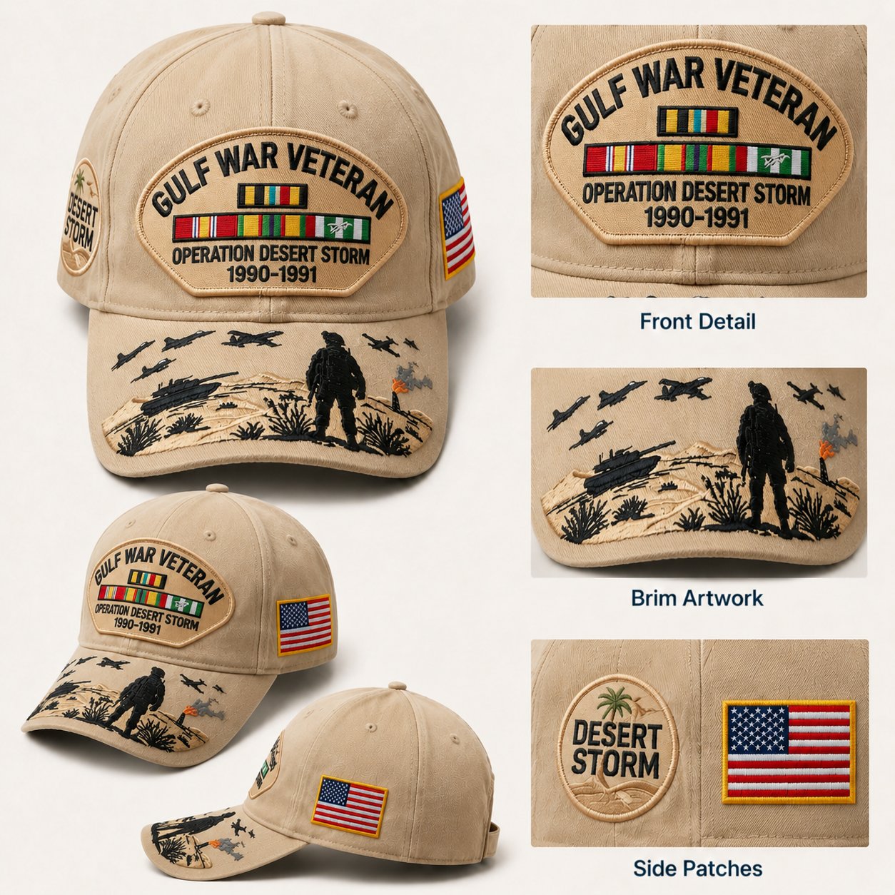 🇺🇸 Last Day Promo: 49% OFF 🎖️ - Gulf War Veteran Tribute Cap