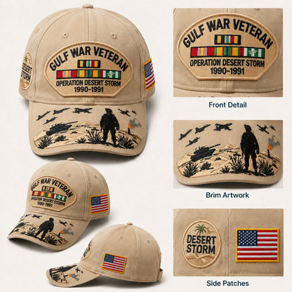 🇺🇸 Last Day Promo: 49% OFF 🎖️ - Gulf War Veteran Tribute Cap