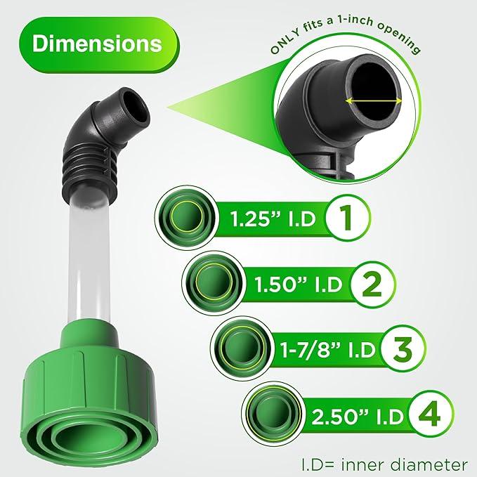 💚 EZVac Universal AC Condensate Drain Line Vacuum Adapter