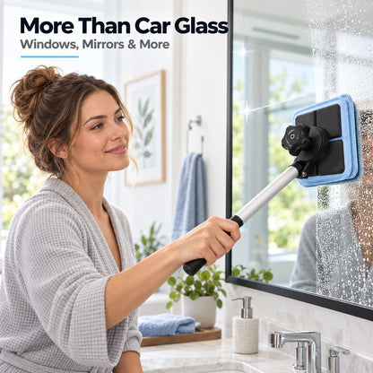 🚘Dual Magnetic Car Windshield Cleaner | Streak-Free Auto Glass Cleaning Kit
