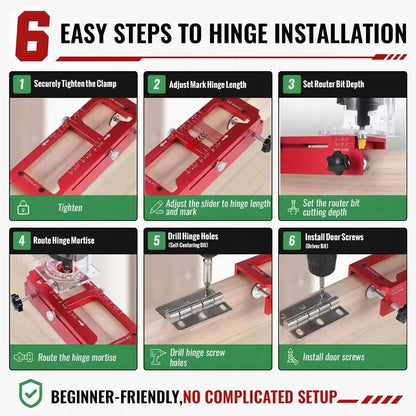 🚪 Door Hinge Cut Out Tool for Door & Cabinet Hinges