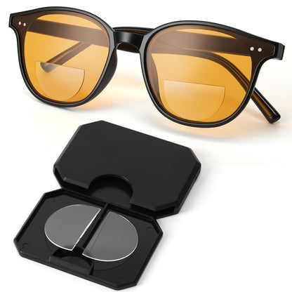👓 Stick-On Vision Lenses – Reusable No-Glue SPH Inserts for Glasses