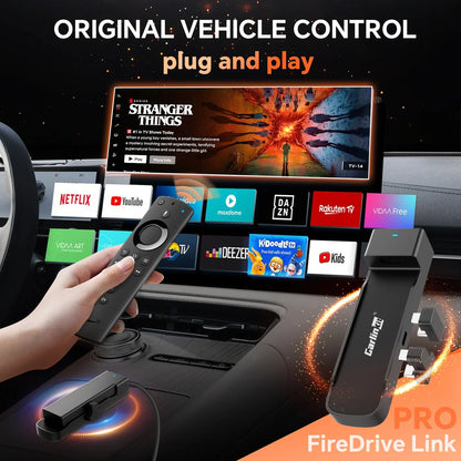 CarlinKit FireDrive Link Pro with Wireless Carplay & Android Auto For Fire TV Stick