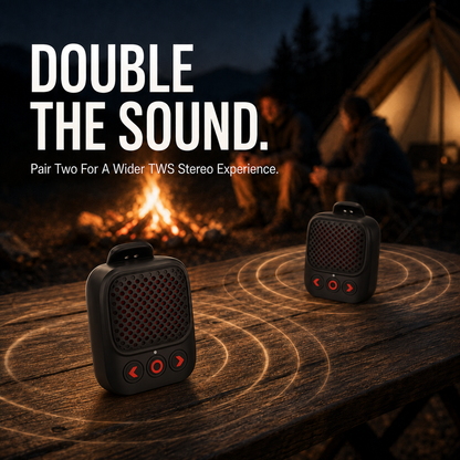 🔊🔥🔊 2026 New Magnetic Clip-On Bluetooth Speaker | IPX7 Waterproof, TWS Stereo & Ultra-Light Wearable Design