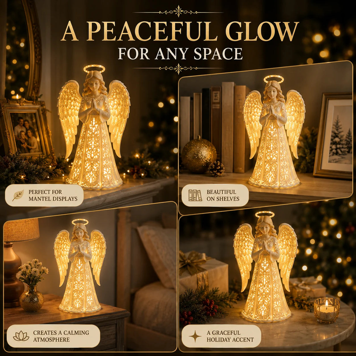 ✨🔥Angel Christmas Guardian Light – A Symbol of Hope, Love & Protection