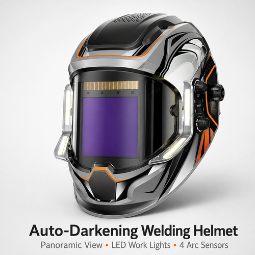 Panoramic Auto Darkening Welding Helmet Banner