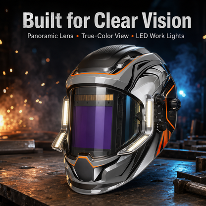 Panoramic Auto Darkening Welding Helmet Banner