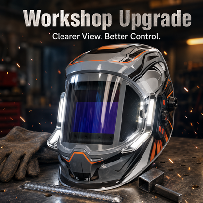 Panoramic Auto Darkening Welding Helmet Banner