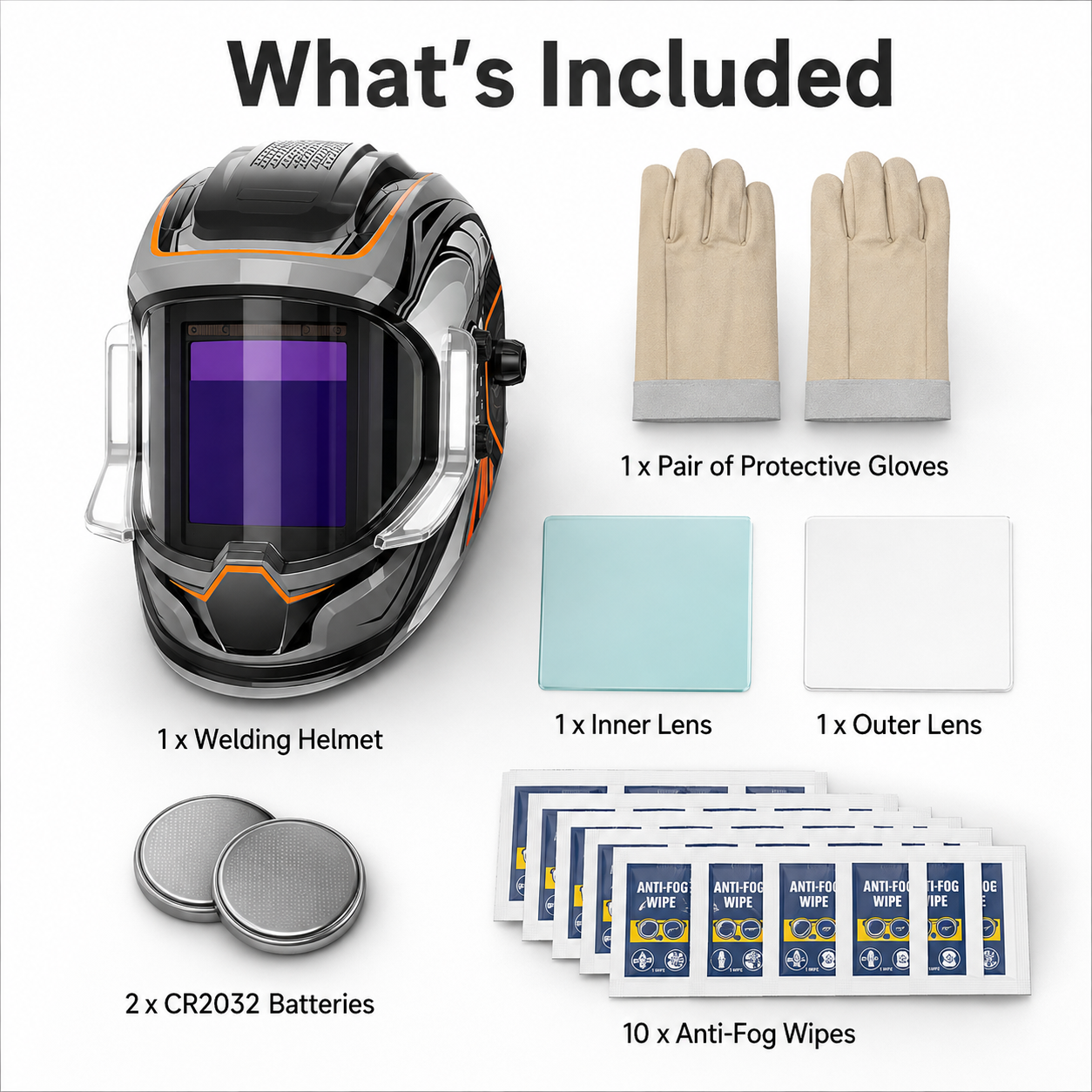 Panoramic Auto Darkening Welding Helmet Banner