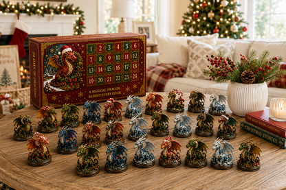🐉 24 Days of Dragons Advent Calendar – 24 Unique Dragons, 24 Magical Christmas Surprises 🎄✨