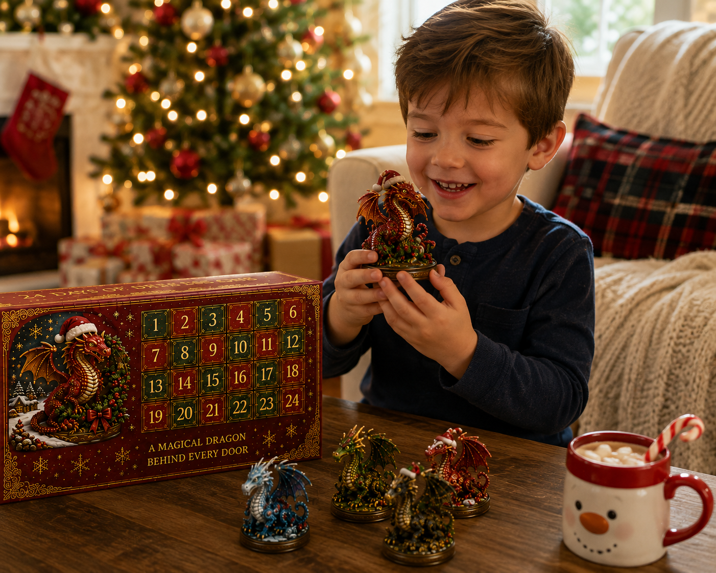 🐉 24 Days of Dragons Advent Calendar – 24 Unique Dragons, 24 Magical Christmas Surprises 🎄✨