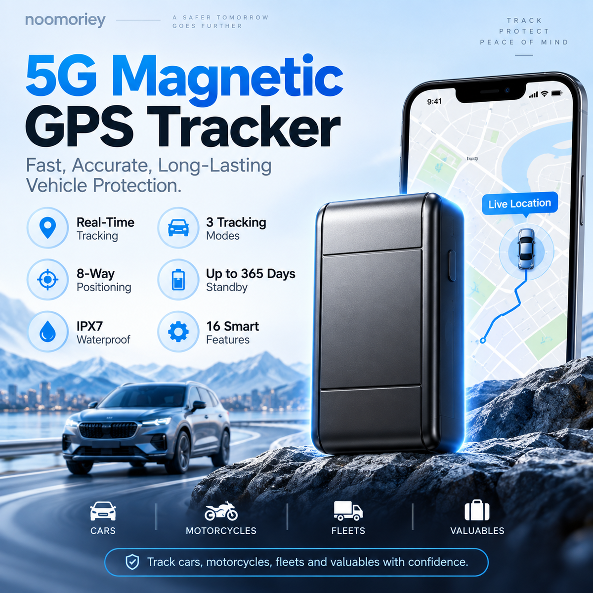 GPS Vehicle Tracker – Real-Time Tracking & Anti-Theft Device