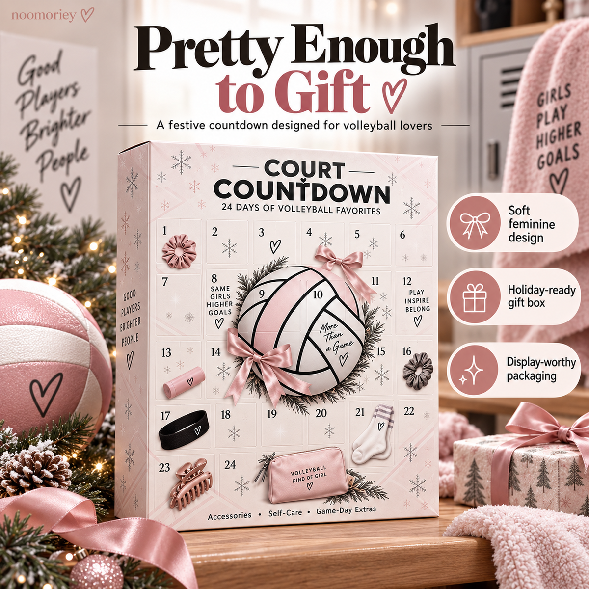 🏐 24-Day Volleyball Advent Calendar – Game-Day Gifts & Accessories for Volleyball Lovers