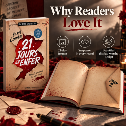 🕯️ 21 Jours En Enfer Mystery Thriller ✉️ 21-Day Envelope Reading Experience