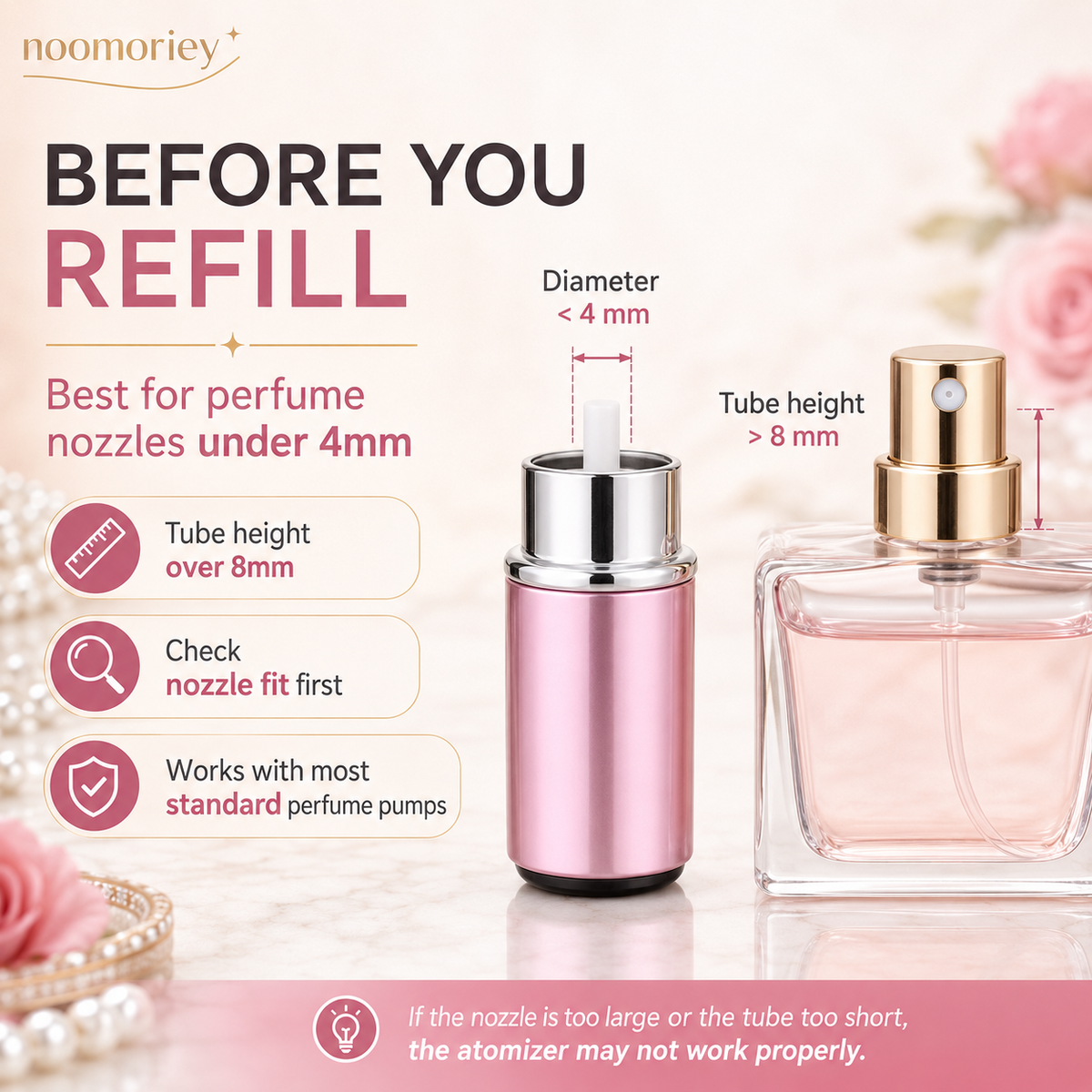 ✨ 4-Pack 5ml Refillable Perfume Atomizer Set – Leak-Proof Travel Spray Bottles