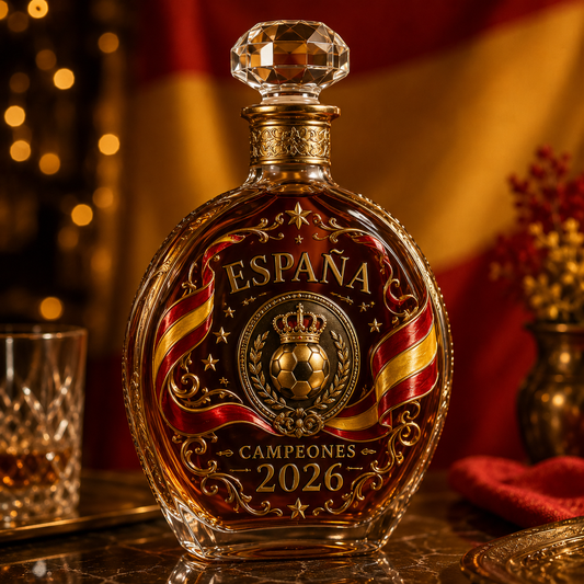 España 2026 Football Legacy Whiskey Decanter & Glass Set