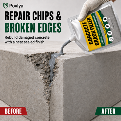 🏠 Waterproof Concrete Crack Filler for Indoor & Outdoor Use