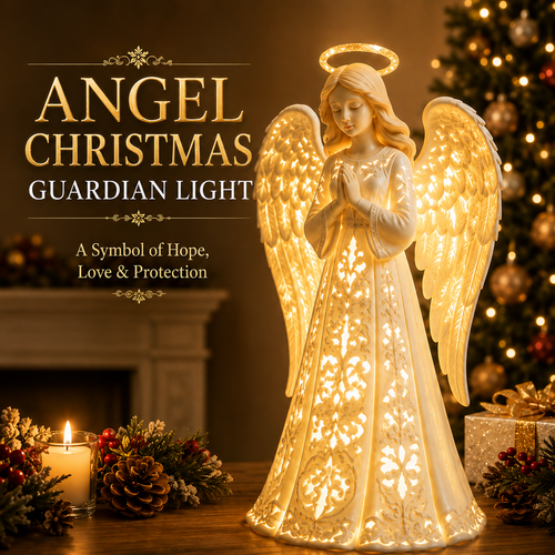✨🔥Angel Christmas Guardian Light – A Symbol of Hope, Love & Protection