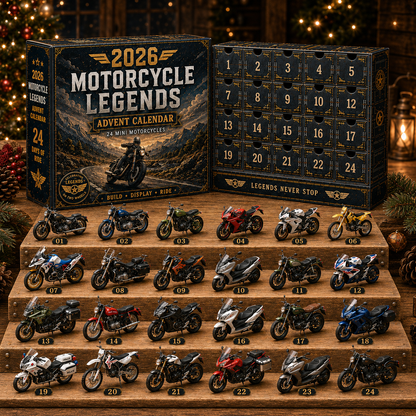 🏍️ 2026 Motorcycle Legends Advent Calendar – 24 Iconic Mini Bikes
