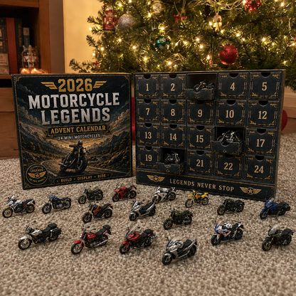 🏍️ 2026 Motorcycle Legends Advent Calendar – 24 Iconic Mini Bikes