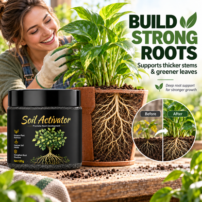All-in-One Organic Soil Activator for Thriving Roots & Lush Greenery