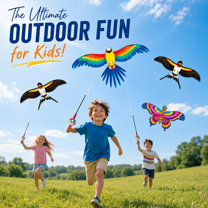 🦅 Flyaway Bird  Interactive Telescopic Micro-Kite Toy for Kids