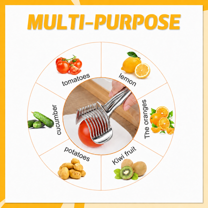 🔥 50% OFF 2-Pack Stainless Steel Food Slicing Guide