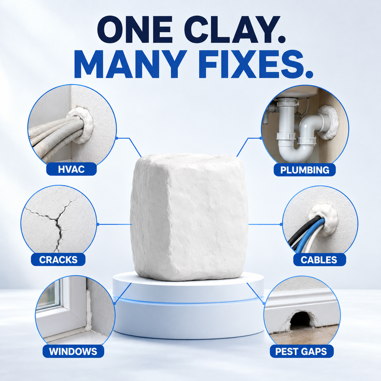 10PCS Wall Hole Repair Kit - Sealant & Putty for Home Fixes