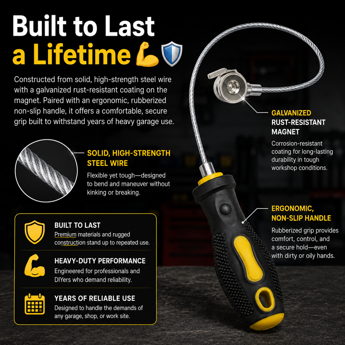 Strong Magnetic Oil Drain Plug Remover Tool