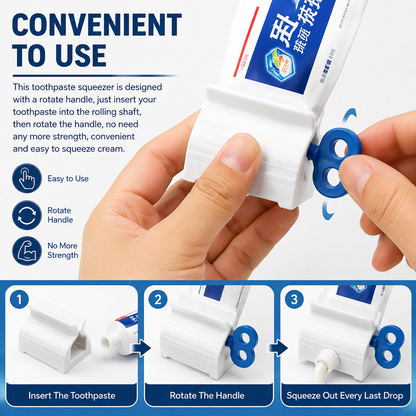 🔥3 Counts Rolling Tube Toothpaste Squeezer