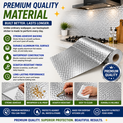 🔥Kitchen Backsplash Stickers Wallpaper