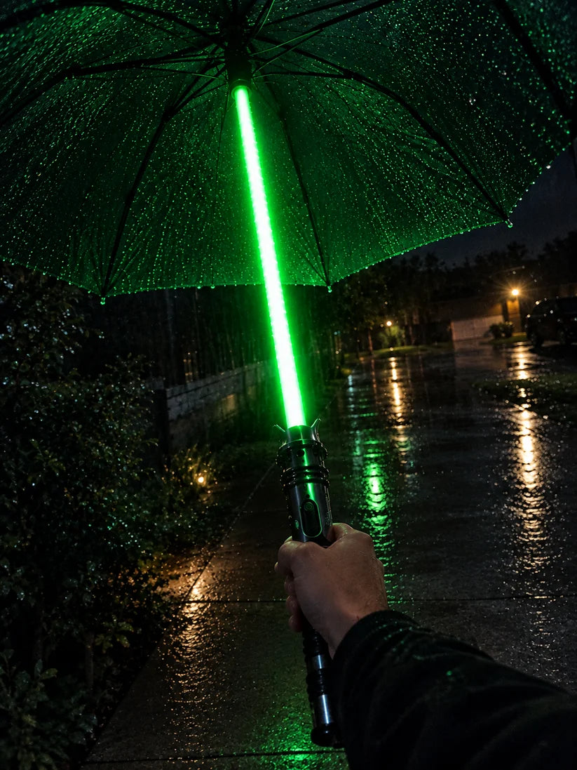 ⚡🌂 Glowing Umbrella – LED Light-Up Sword-Style Umbrella , Futuristic Rain Gear & Unique Gift for Sci-Fi Fans 🎁