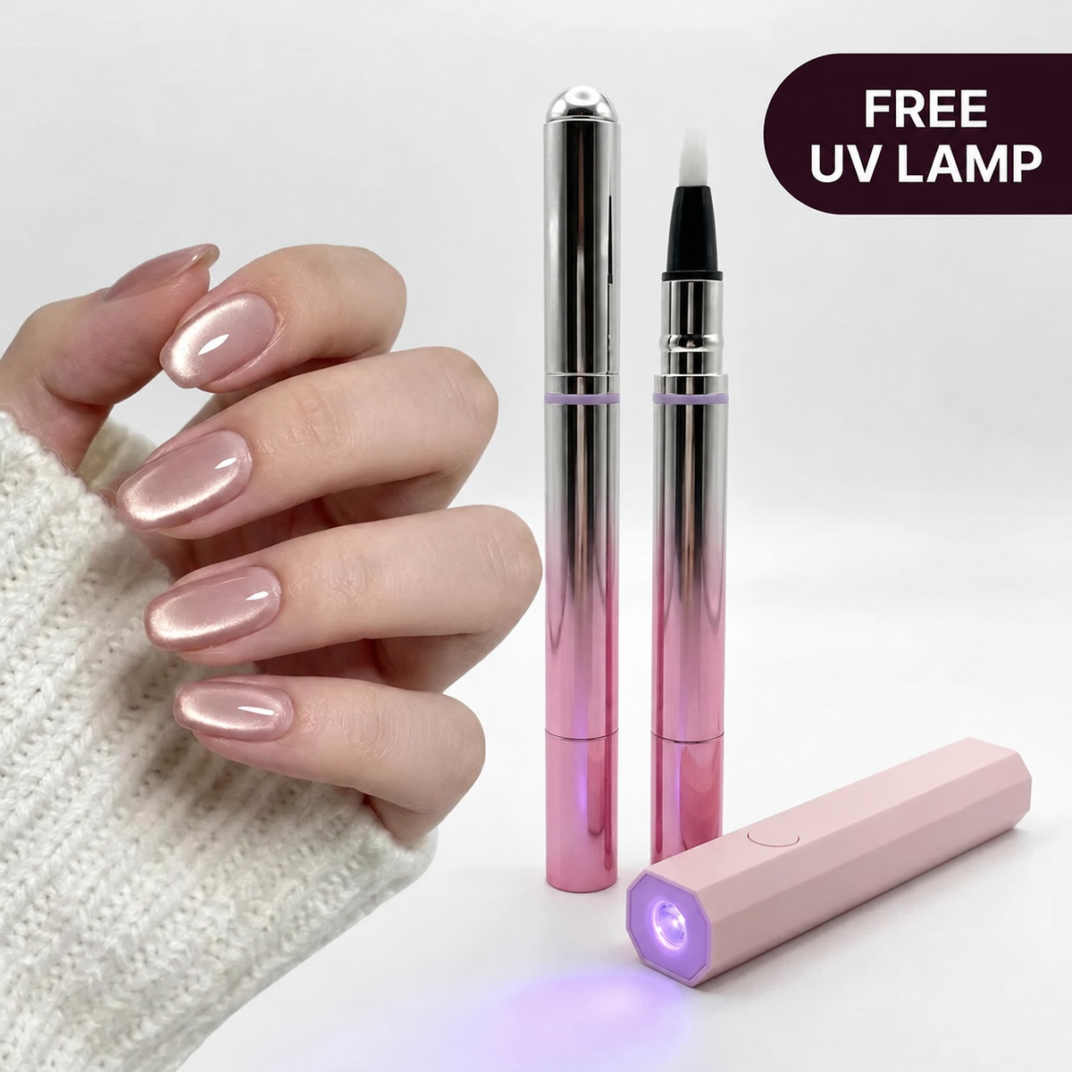 ✨ Salon Cat-Eye Gel Nail Pen 💅 – Magnetic Shine at Home