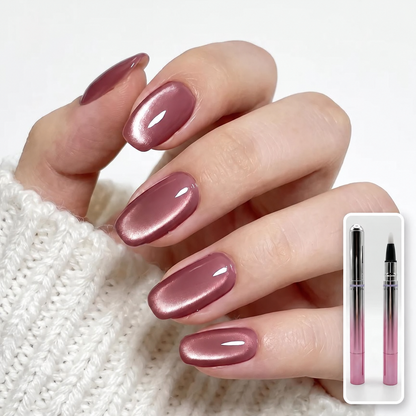 ✨ Salon Cat-Eye Gel Nail Pen 💅 – Magnetic Shine at Home