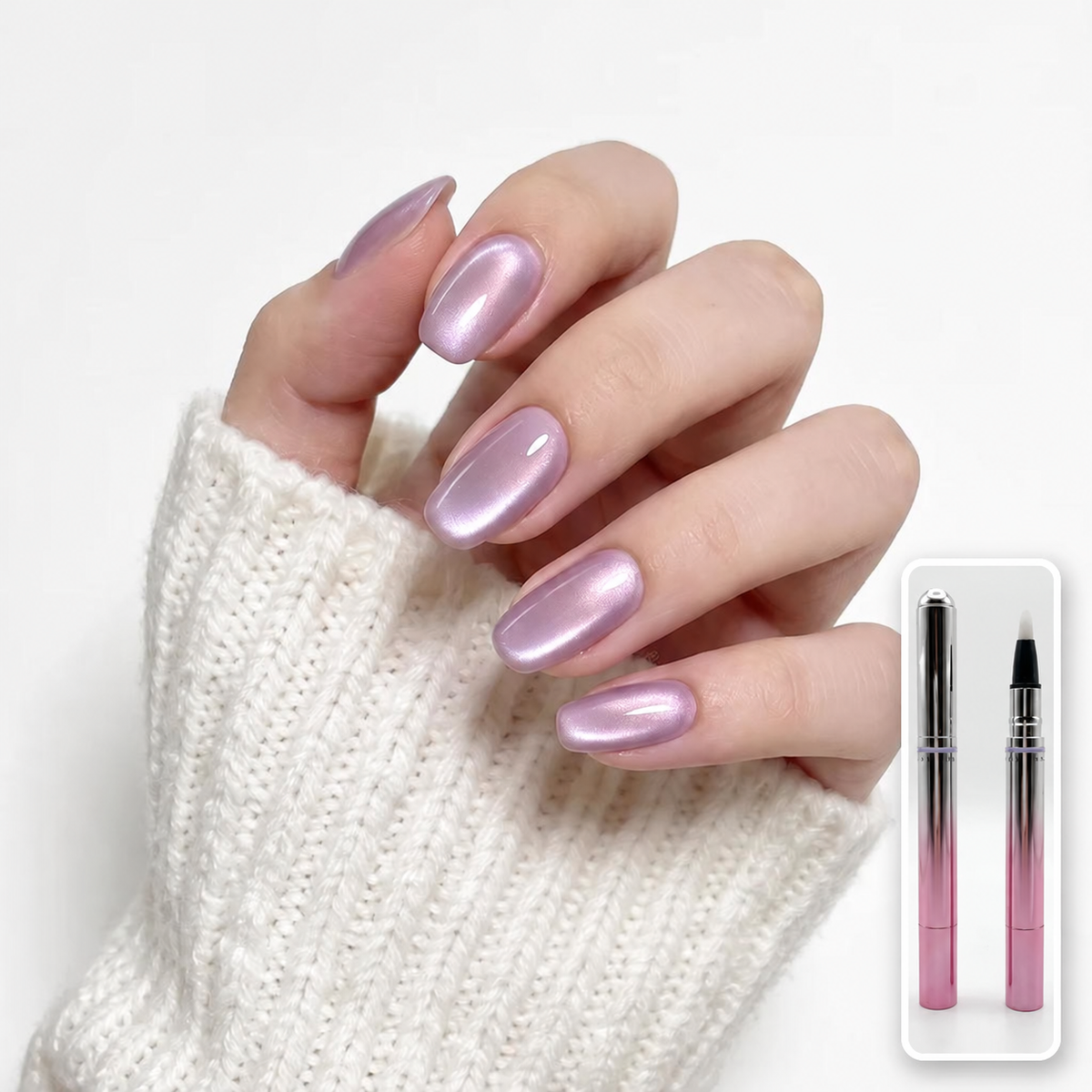 ✨ Salon Cat-Eye Gel Nail Pen 💅 – Magnetic Shine at Home