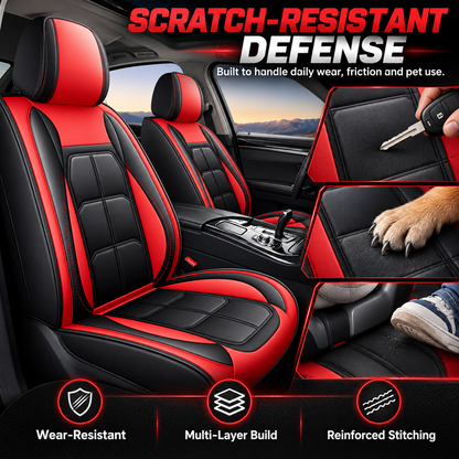 🏎️ AeroLuxe 5-Seater Universal Leather Car Seat Cover Set