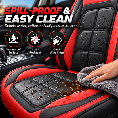 🏎️ AeroLuxe 5-Seater Universal Leather Car Seat Cover Set