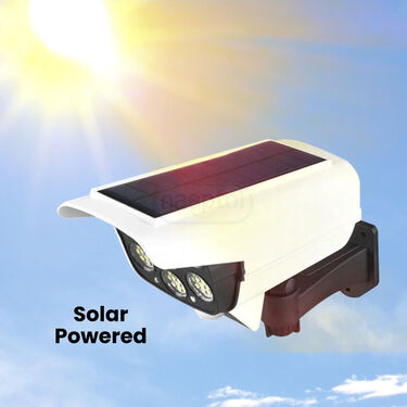 Security Camera-Shaped Motion Sensor Powerful Solar Outdoor Lamp (D35)