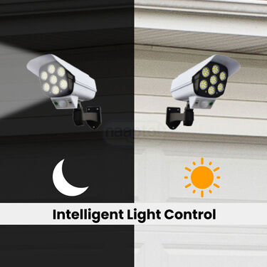 Security Camera-Shaped Motion Sensor Powerful Solar Outdoor Lamp (D35)