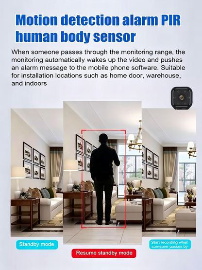 Smart WiFi Security Camera – HD, Night Vision, Motion Detection, Low Power