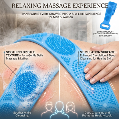 1PCS Silicone Bath Brush
