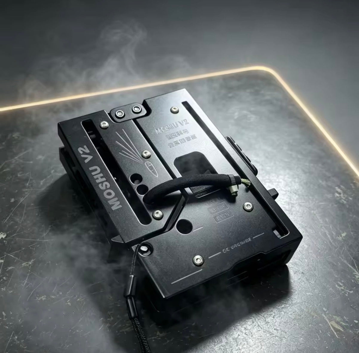 Foldable Card Slingshot V2 With Scope & Laser + 100 Metal Pellets