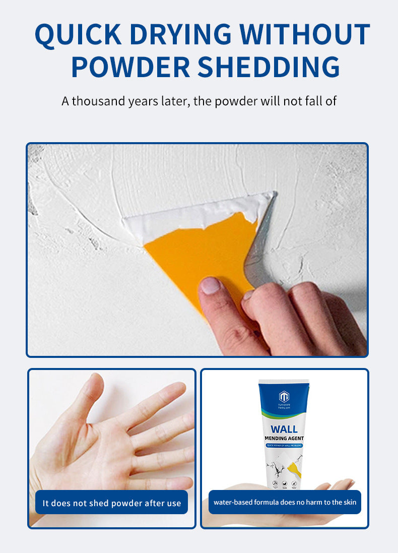 🧱 Wall Mending Agent, All-In-One Wall Repair Paste for Holes, Cracks &amp; Peeling Drywall