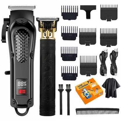 3-Piece Professional Hair Clipper & Trimmer Kit for Men