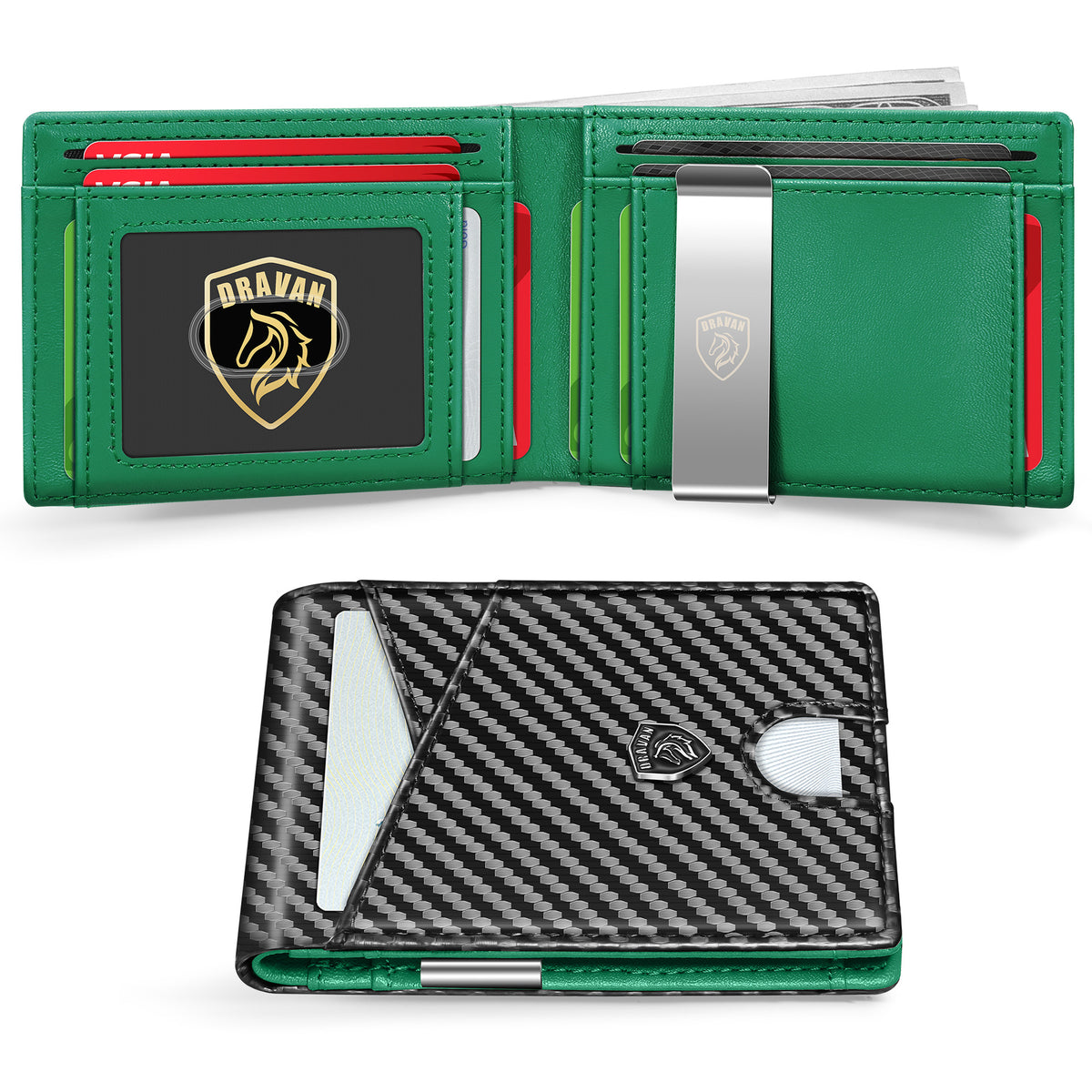 Men’s Leather Wallets with RFID Anti-Theft Protection