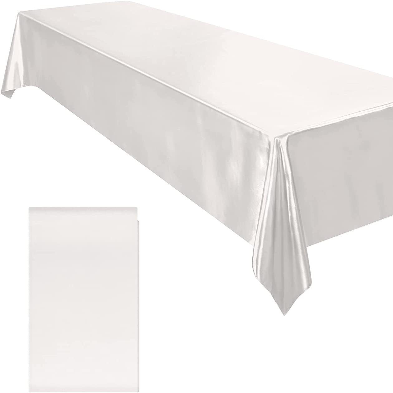 🤍 Premium Polyester Rectangle Tablecloth