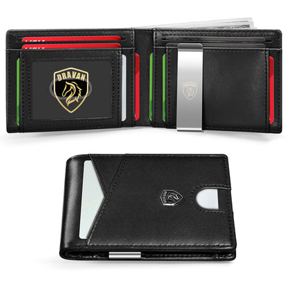 Men’s Leather Wallets with RFID Anti-Theft Protection