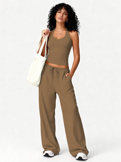 Women’s 2-Piece Athleisure Workout Outfit Set
