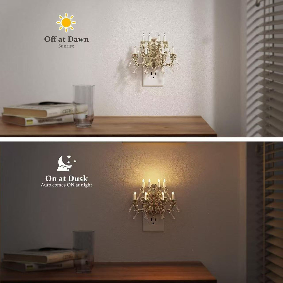 Chandelier Design Plug-In Night Light