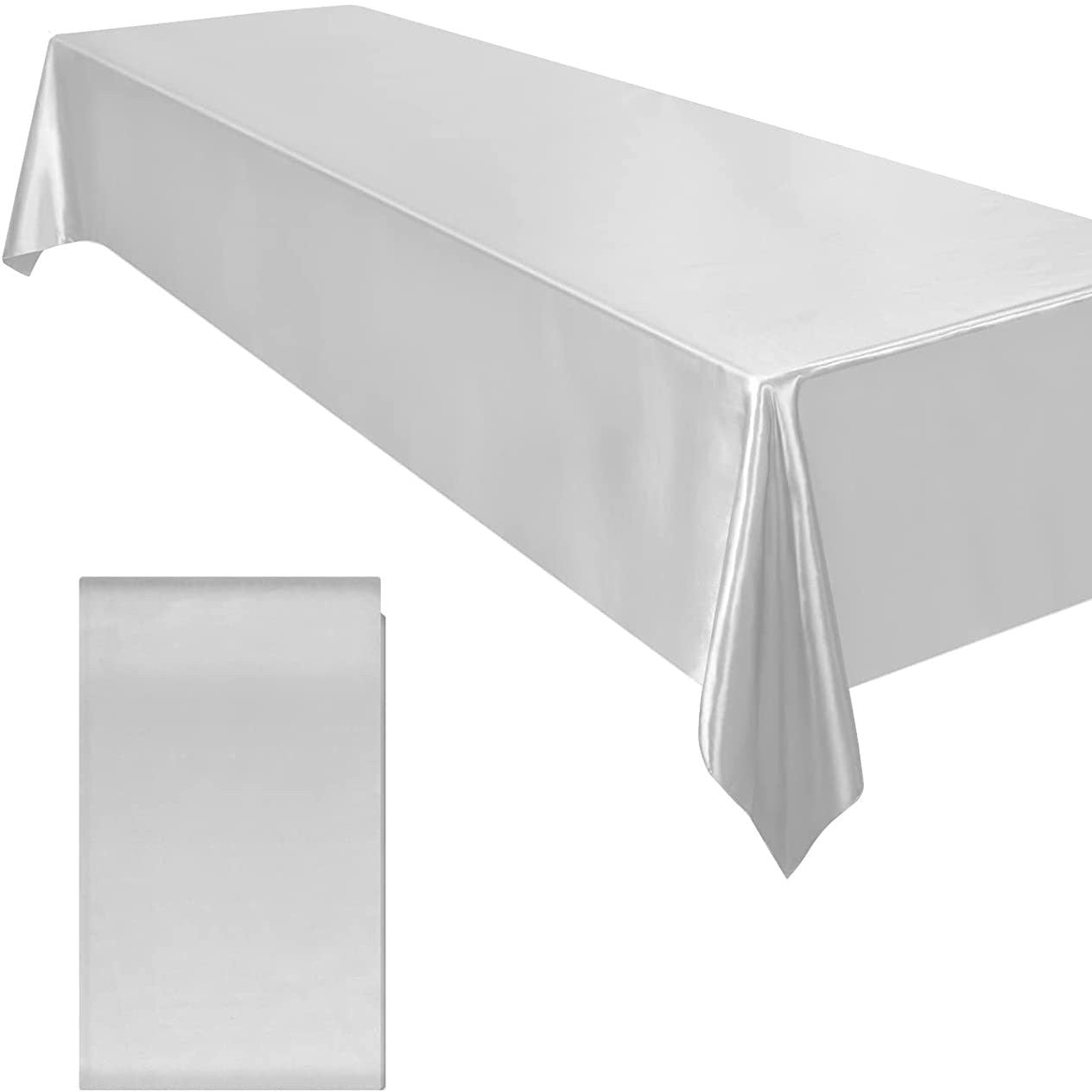 🤍 Premium Polyester Rectangle Tablecloth